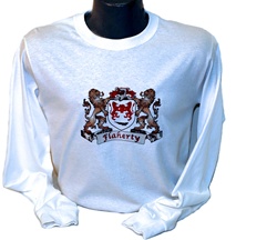 Coat-of-Arms Long Sleeve Tee - White